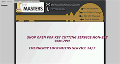 Desktop Screenshot of locksmithsmasterkeys.co.uk